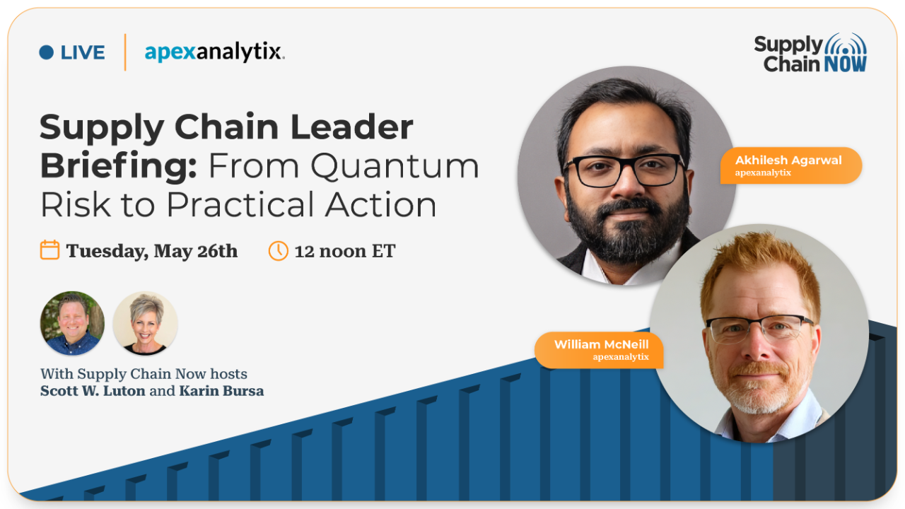 Supply Chain Leader Briefing: From Quantum Risk to Practical Action
