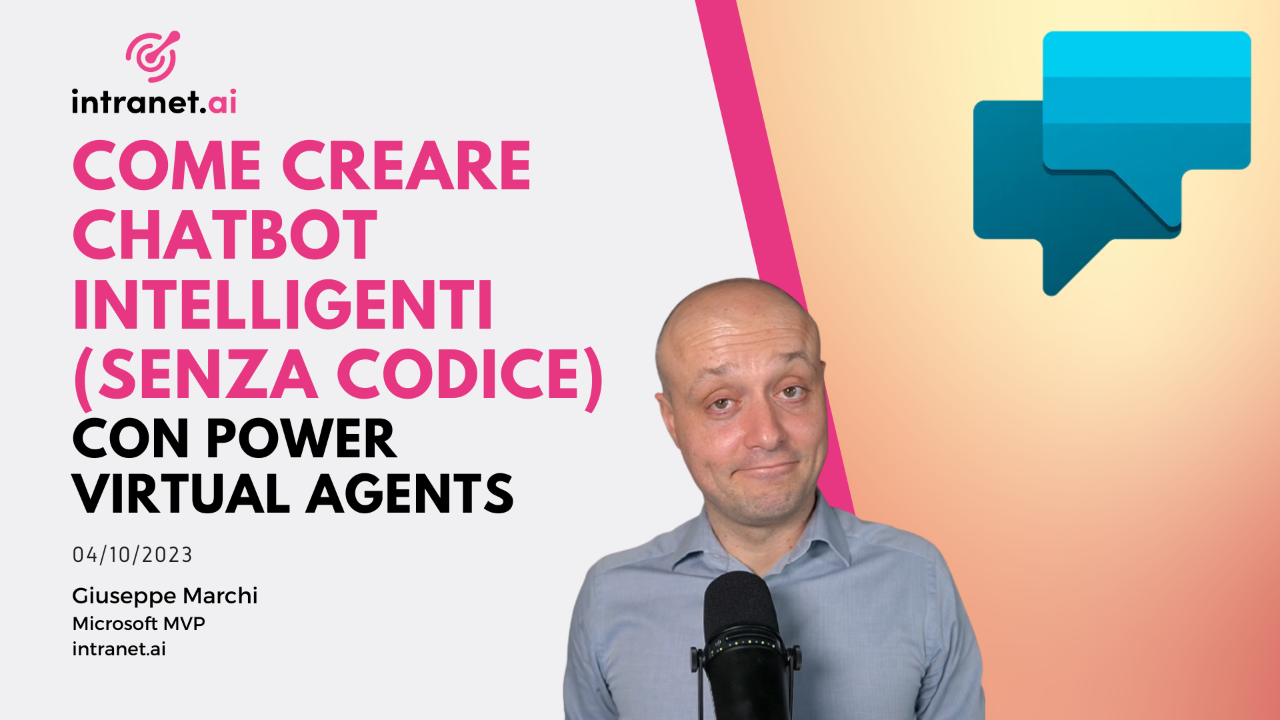 Come creare chatbot intelligenti (senza codice) con Power Virtual Agents