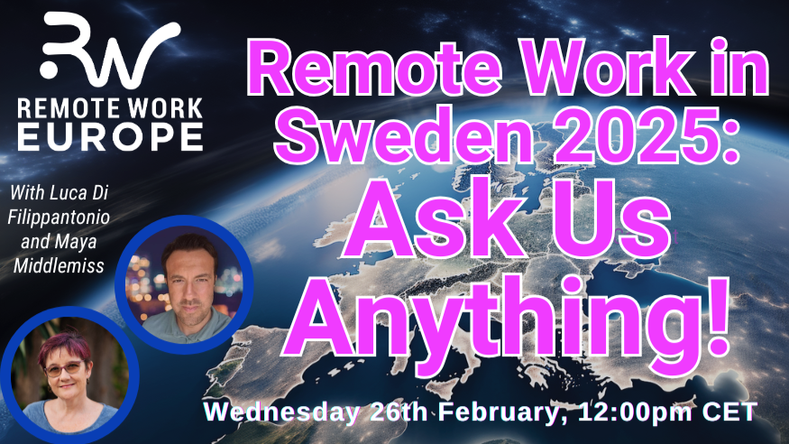 Curated visual reference: Fresh Look at Remote Work In Sweden 2025 Ask Us Anything