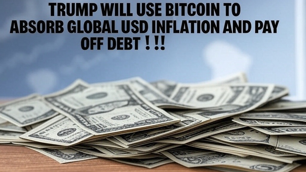 TRUMP WILL USE BITCOIN TO ABSORB GLOBAL USD INFLATION AND PAY OFF DEBT!!