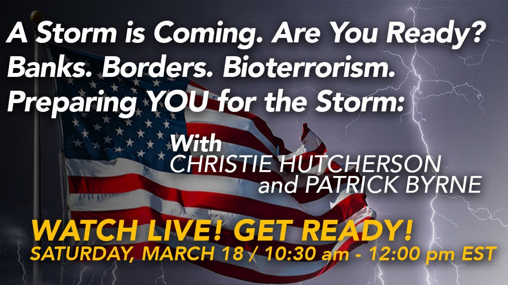 Preparing You for the Storm with Christie Hutcherson and Patrick Byrne