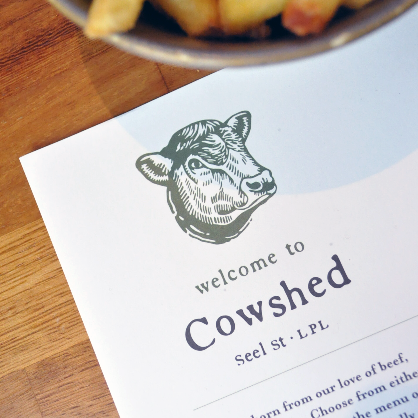 cowshed menu