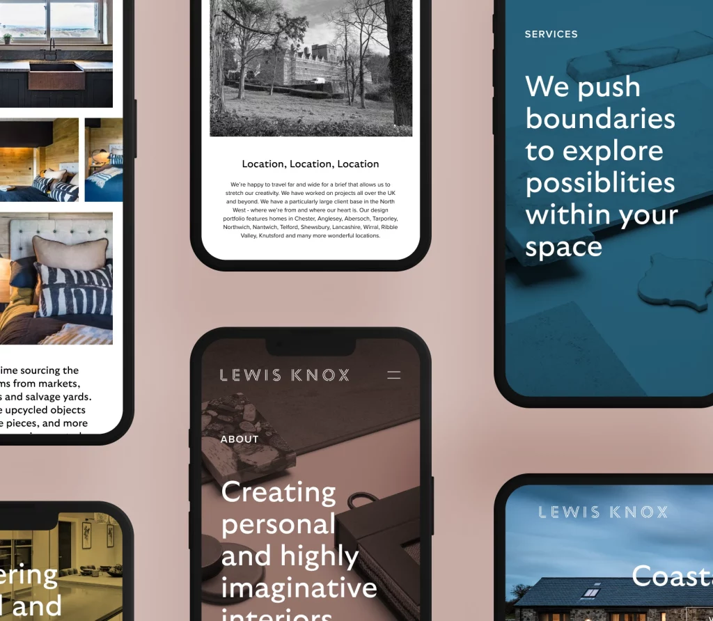 Web Design Chester, Cheshire, Website for Lewis Knox