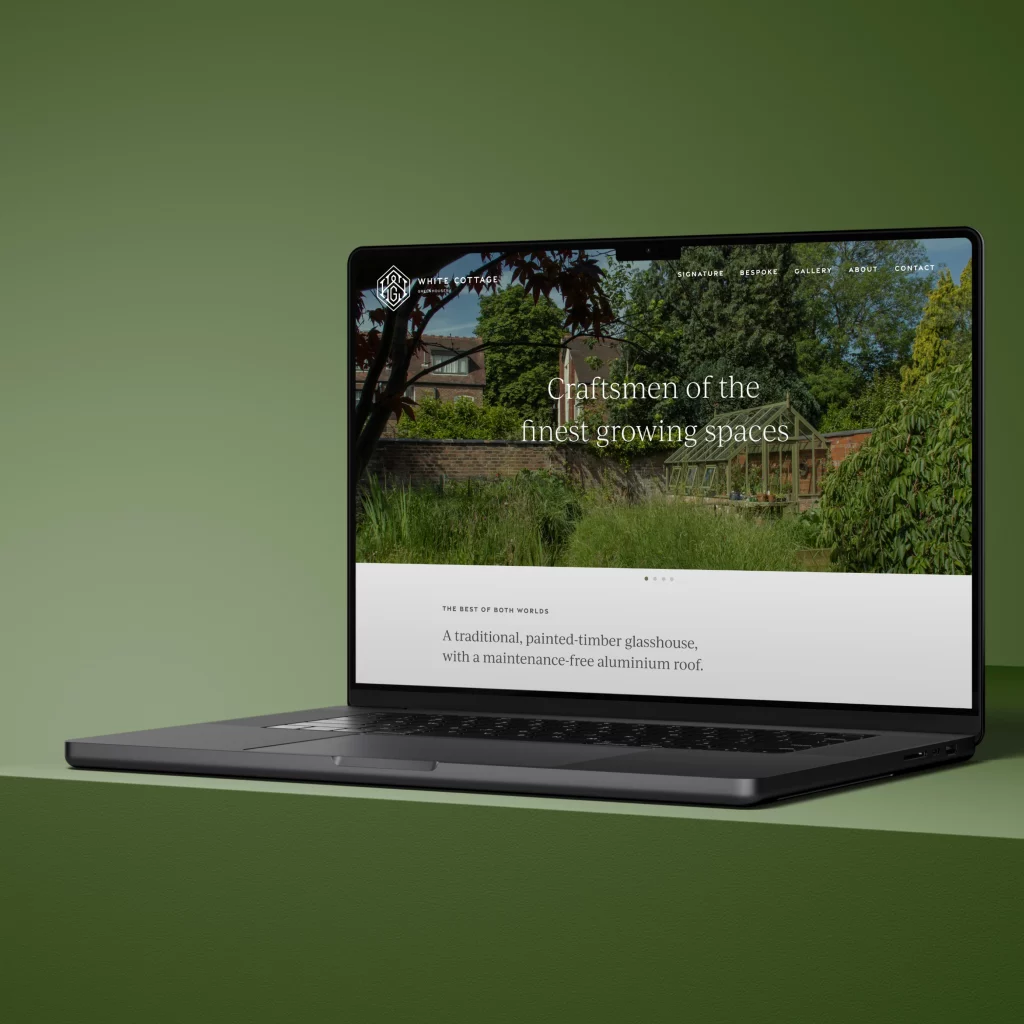 Web Design Cheshire, White Cottage Greenhouses