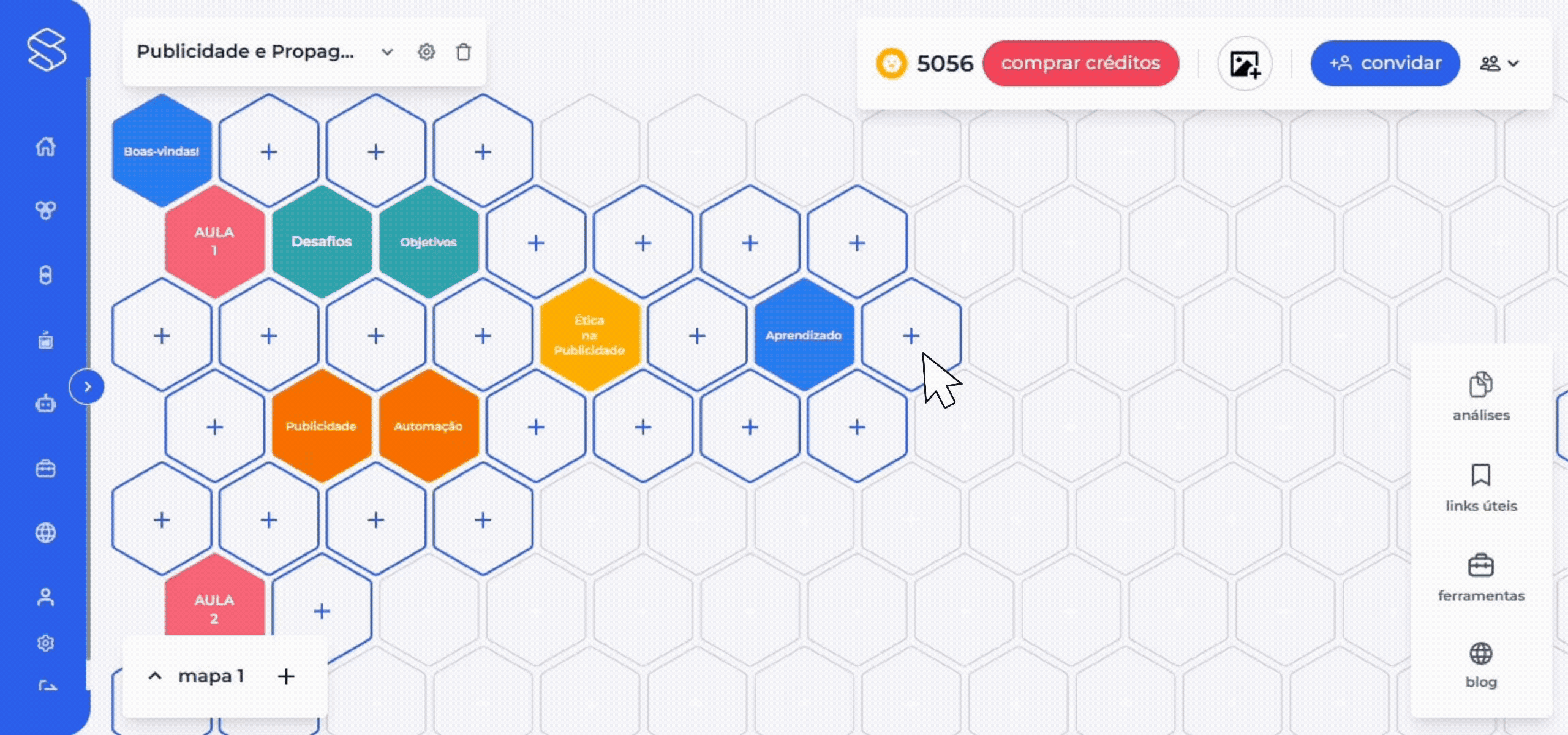 Demonstração da plataforma