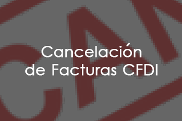 Facturación Electrónica Cancelacion