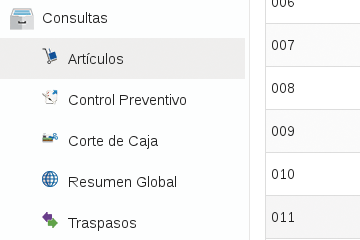 Sistema de Sucursales Artículos