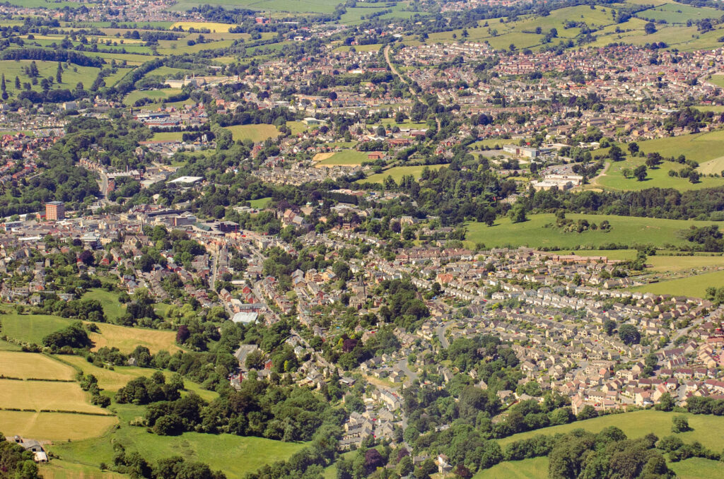 DSC 8038 | Stroud from above