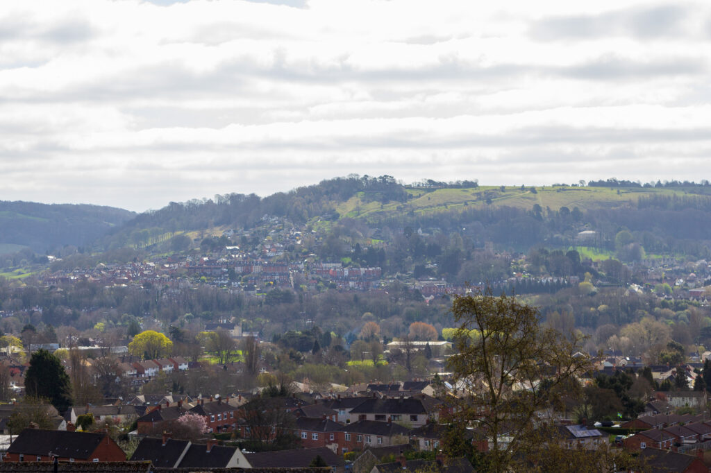 The Carpenters Arms will give NHS and school staff free drinks to say thank you for their work during coronavirus. The garden at the Carpenters Arms in Westrip features a spectacular panoramic view of Stroud. Picture: Carl Hewlett/Hewlett Photography & Design