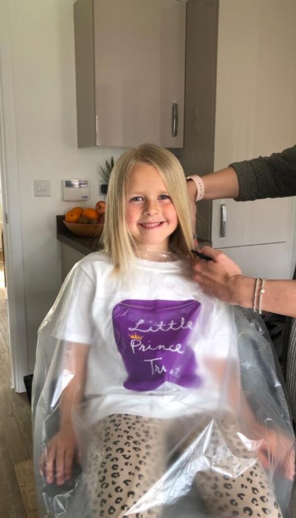 A schoolgirl has had her long locks cut off to donate to the Little Princess Trust. Screenshot 20210515 193840 WhatsApp | Six-year-old girl cuts off 12 inches of her hair for children’s cancer charity the Little Princess Trust