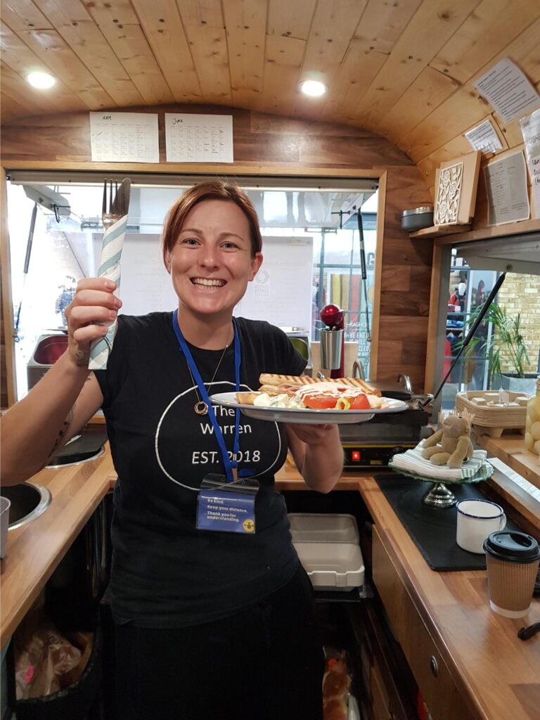 A young entrepreneur who turned an old livestock trailer into a food bar is celebrating two years in business. processed 1 | Cattle trailer turned food hut is going from strength-to-strength
