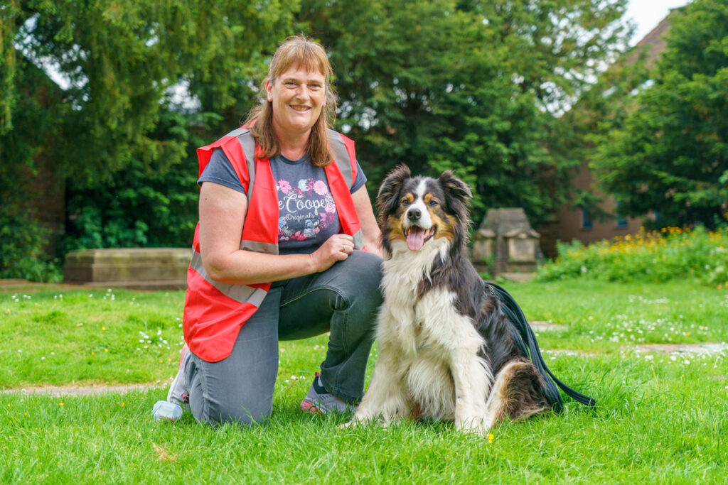 Maria Daley, from Standish, runs For Paws Dog Training and group trailing sessions are held in both urban and rural locations: “A human will set a trail, just by walking a route. They'll have a reward for the dog that is searching for them, either treats or a toy, whichever the individual dog prefers. It's all about tailoring it to that individual dog and making it work for them,” explained Maria. DSC09723 | Sniffing out the benefits of dog trailing