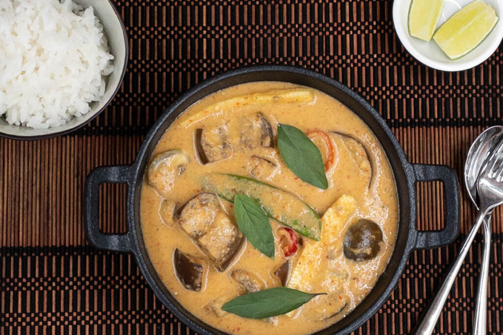 Transport yourself back to Thailand with this deliciously flavoursome vegan Thai red curry which will blow you away, writes Mandy Applegate. Vegan Thai red curry 10 | Recipe: try Mandy's delicious vegan curry