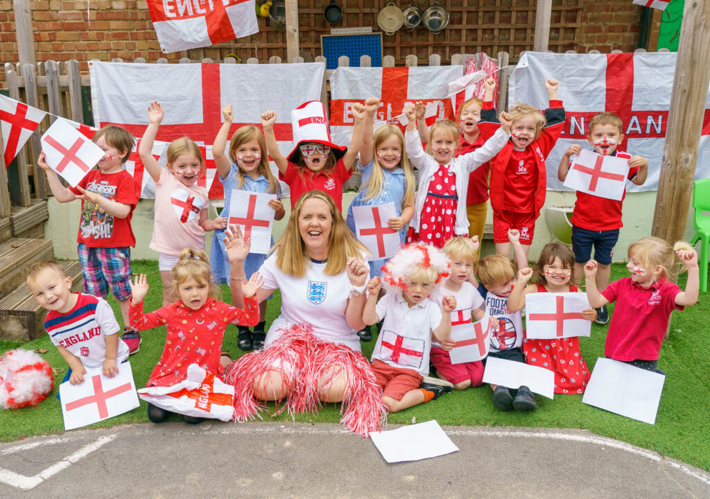 DSC04070 | It's coming home: youngsters cheering for England
