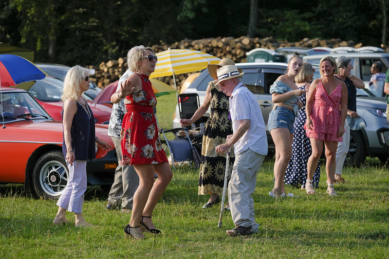 Princess Anne's Gatcombe Park played host to a summer garden party drive-in for more than 200 army veterans. Gatcombe Park 3 | Army veterans enjoy garden party at Gatcombe Park