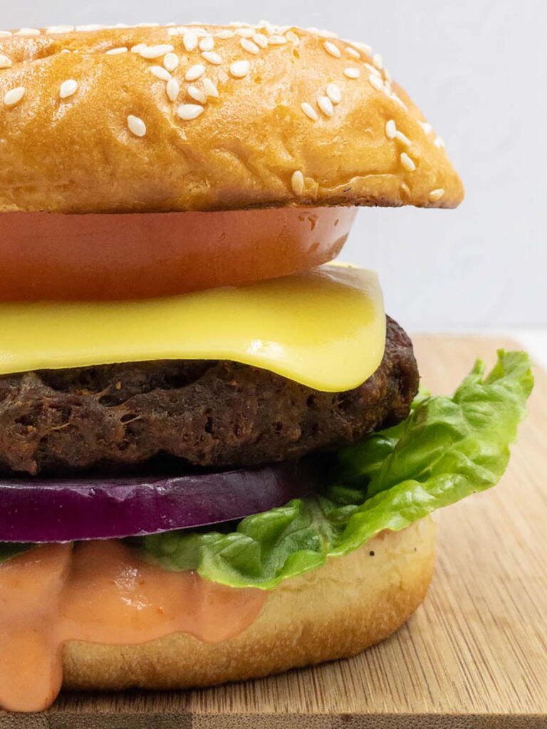 Seitan burger 14 | The best vegan burger recipe