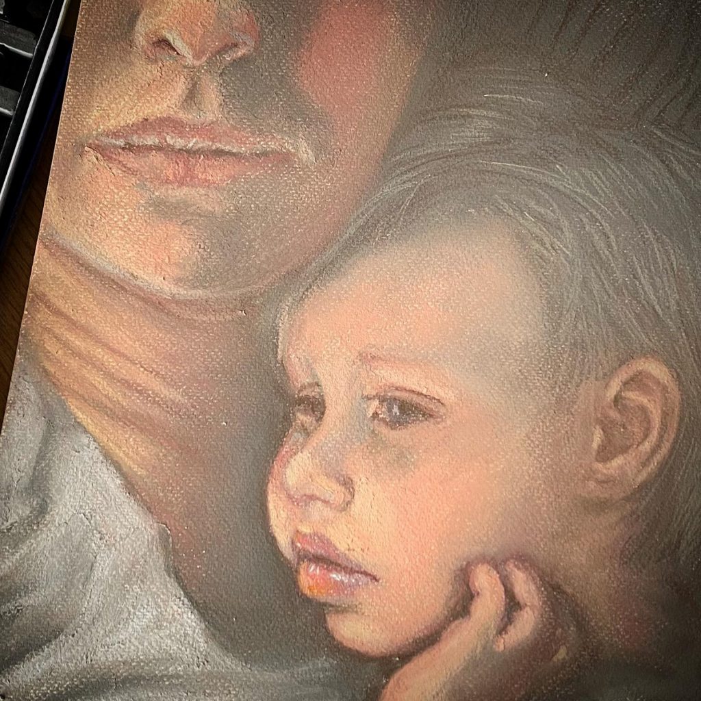 Portrait artist Katherine Bryan-Merrett grew up around Stroud from the age of 11 after moving from Hebden Bridge, West Yorkshire and has lived mainly between Somerset, Dorset and Stroud, moving back 10 years ago. 2D6F9517 0E98 48CA 8B13 E1E1893E0195 | Stroud & Proud: Katherine Bryan-Merrett