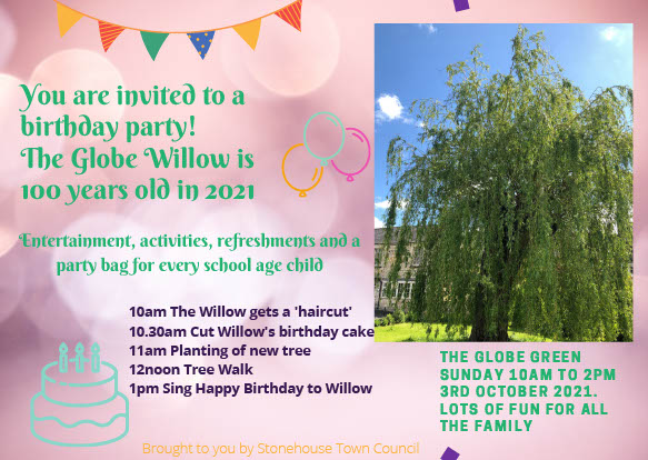 Getting ready to look its best, a historic willow tree is set for a birthday day trim on Sunday. Orange Girl Photo Birthday Card 110241024 1 | Branching out: historic tree set for birthday haircut