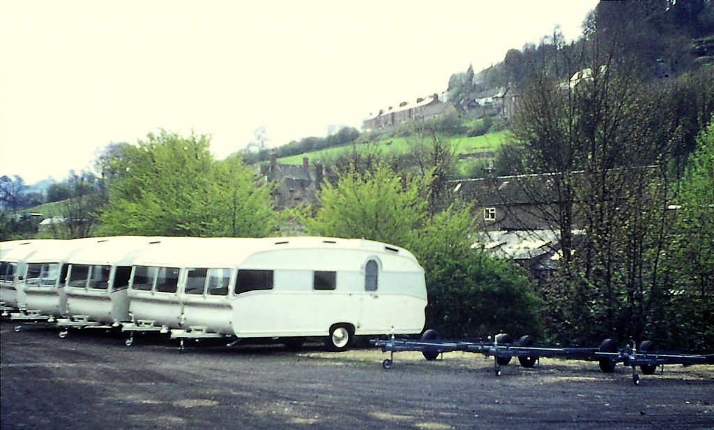 Finished Safaris in the yard | Made in Stroud: a brief history of the Safari caravan