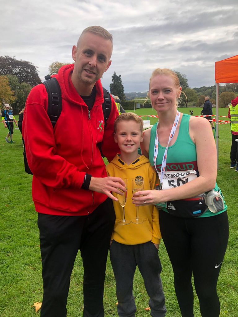 Hannah Patrick said yes to boyfriend John Sowden, who popped the question after she crossed the finish line of the Stroud Half Marathon this weekend. IMG 20211024 WA0015 | Race for wife! Heartwarming moment Stroud Half Marathon runner proposes to his shocked girlfriend on the finish line