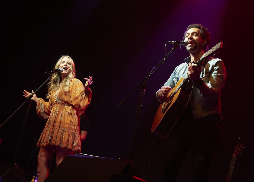 A packed Sub Rooms enjoyed a sparkling evening as the UK’s most popular country music band, The Shires, played a classy acoustic set, writes Jonathan Duckworth. The Shires Oct 12 2021 PA120049 | Review: The Shires
