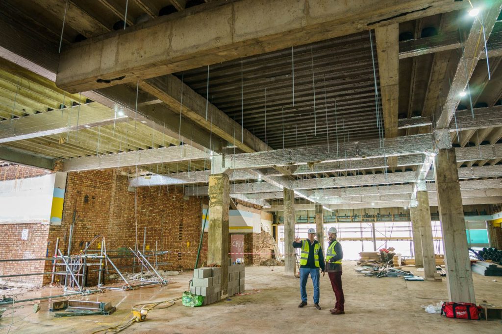 As construction gathers pace on a new medical centre, Stroud Times was given a behind-the-scenes look at the former Woolworths and Poundland store in King Street. DSC06185 | A behind the scenes look at Stroud's new £6.5m surgery