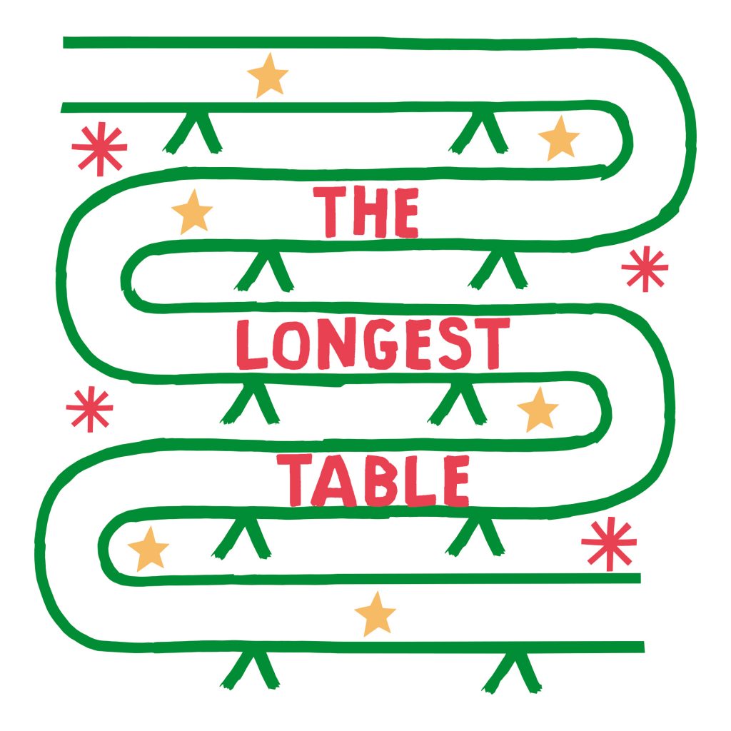 This December, The Long Table is inviting members of the Stroud district community and beyond, to #EatTogether at one of many Longest Table events. Longest Table Logo | The Longest Table invites you to #EatTogether this Christmas to combat loneliness