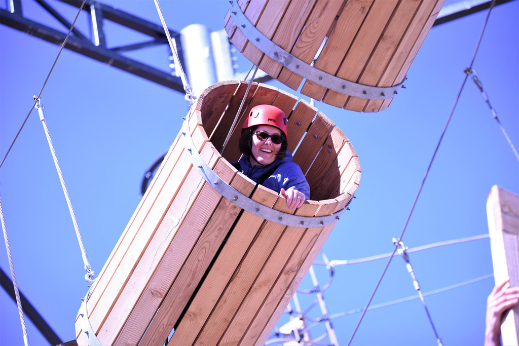 270 Climbing Park in Gloucestershire builds on impressive start with exciting visitor attraction officially up and running after successful soft launch. 270 Ropes Course 02 | Reaching for the sky: climbing park is up and running
