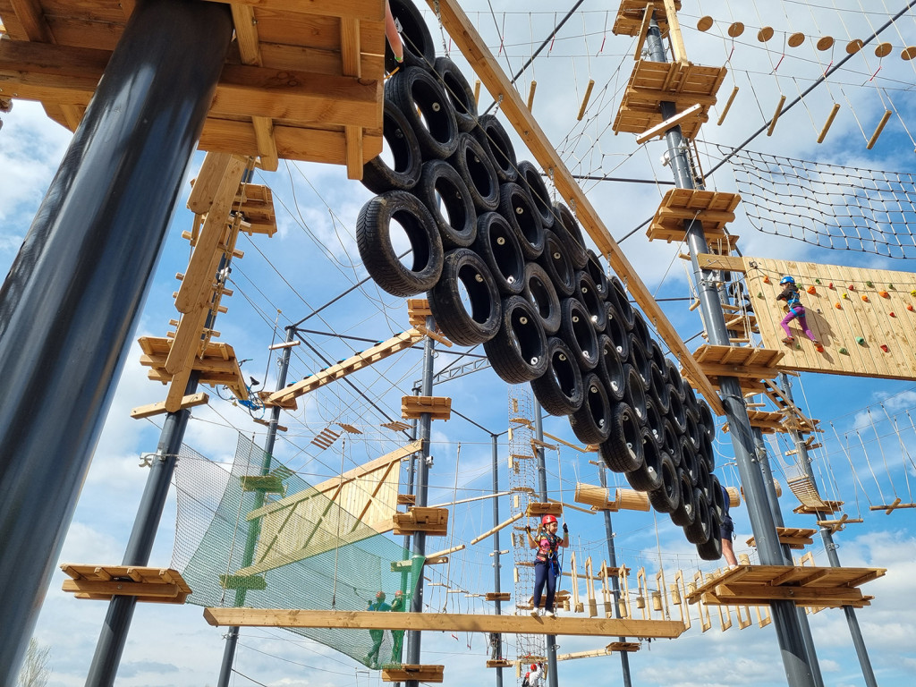 270 Climbing Park in Gloucestershire builds on impressive start with exciting visitor attraction officially up and running after successful soft launch. 270 Ropes Course 56 | Reaching for the sky: climbing park is up and running