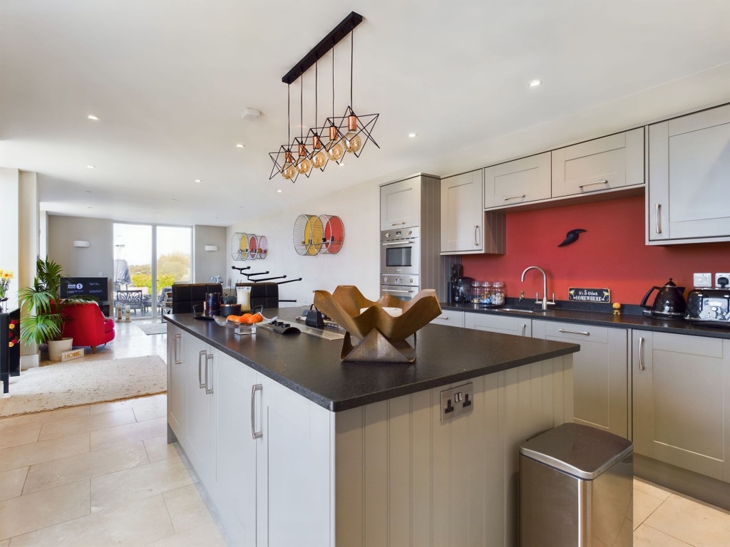 The Property Centre is pleased to welcome to the market this stunning contemporary-styled Dutch barn conversion boasting an open-plan living space, four generous bedrooms, and beautiful rural views. CAM01592G0 PR0051 STILL006 | Home of the week from The Property Centre - Mobley, Berkeley