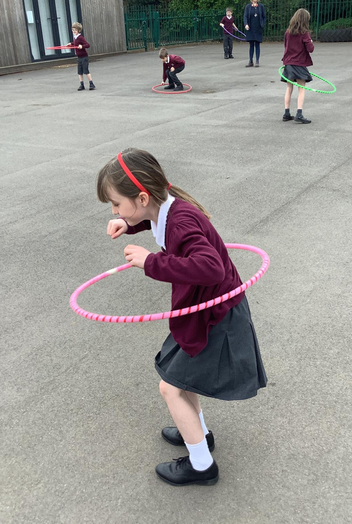 IMG 1703 | Slimbridge pupils get into the swing at hula hoop workshops