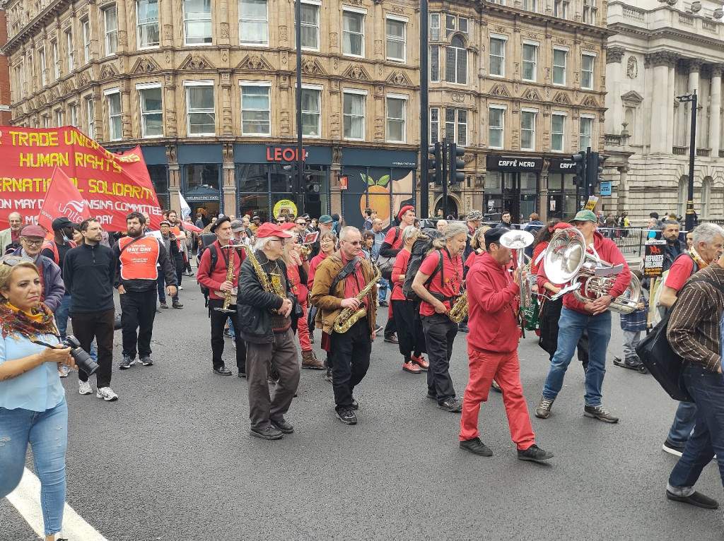 On the march | Stroud Red Band call the tune in London