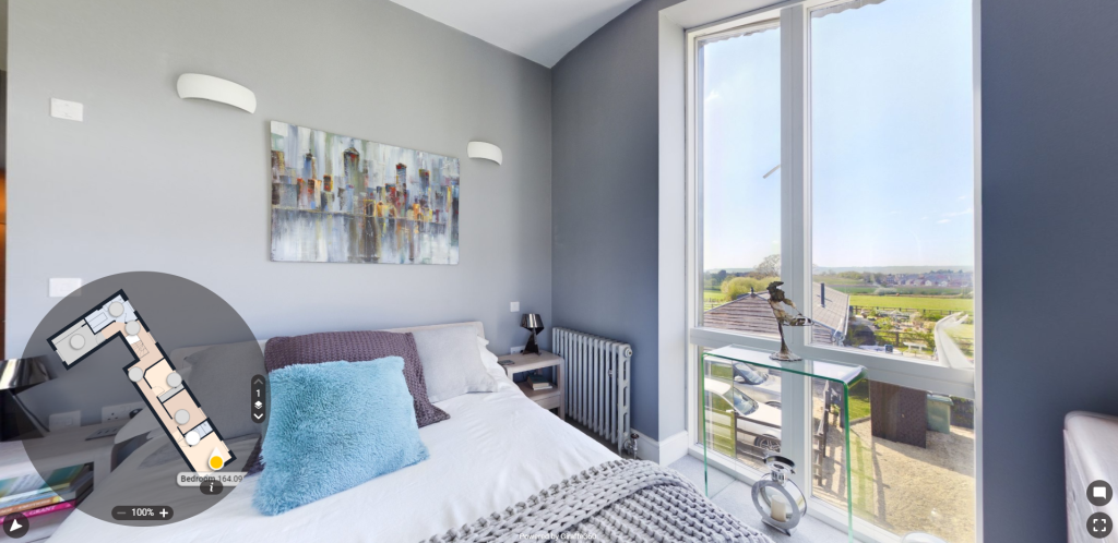 The Property Centre is pleased to welcome to the market this stunning contemporary-styled Dutch barn conversion boasting an open-plan living space, four generous bedrooms, and beautiful rural views. Screenshot 2023 05 10 172357 | Home of the week from The Property Centre - Mobley, Berkeley