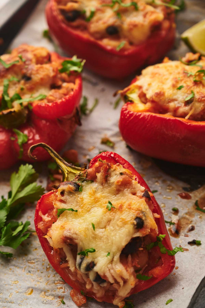 If you love fresh, tasty, and filling food that's easy to make, then you'll love these stuffed peppers. Stuffed pppers 33 2 | Mandy's vegetarian stuffed peppers