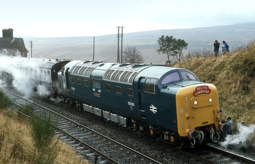 Railway historian Ian Thomas captured this shot of a historic locomotive at Cam and Dursley station on Wednesday afternoon. 55009 Dent 14 11 81 | Caught on camera: historic locomotive heads through the county