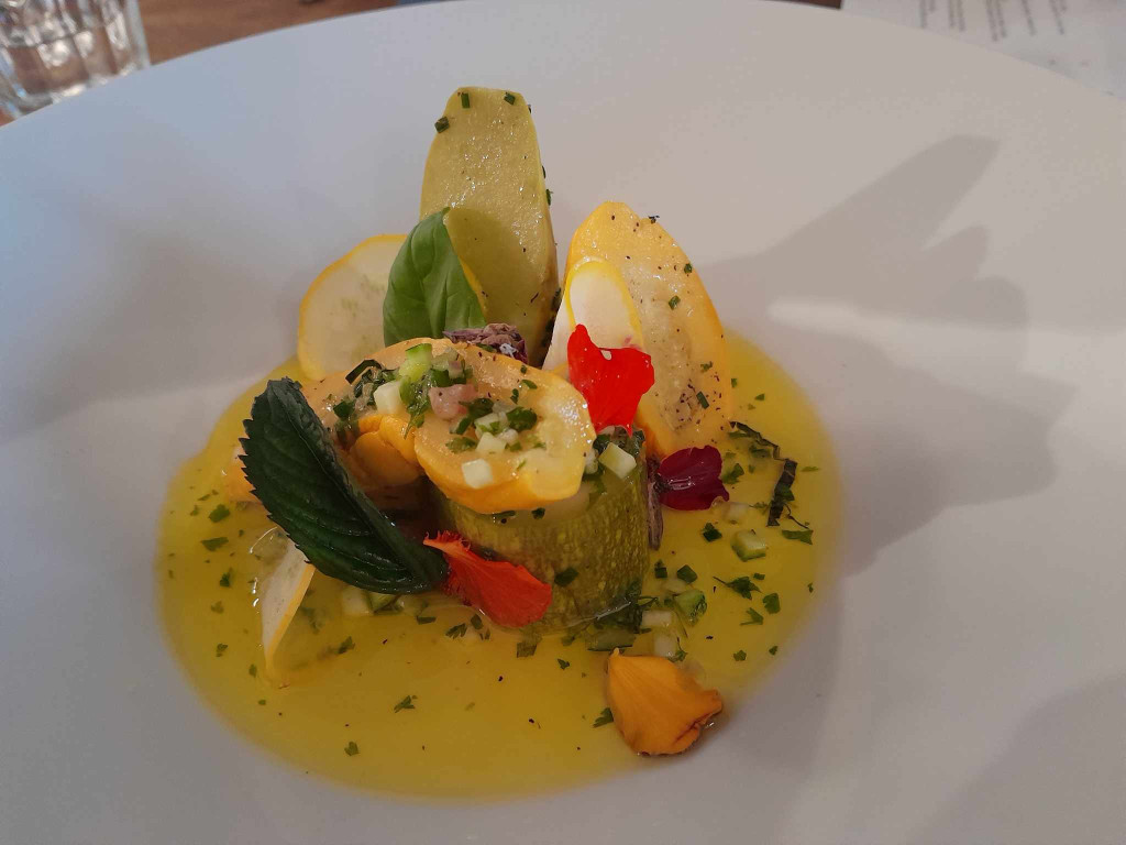 Once the Bathurst family’s foxhound kennels and stables, Roots + Seeds Kitchen Garden café and restaurant occupies a newly built light-filled space with vaulted ceilings and large windows overlooking the kitchen garden. 356371268 2885298011601476 995761885887502176 n | Review: Roots + Seeds - a must eat destination