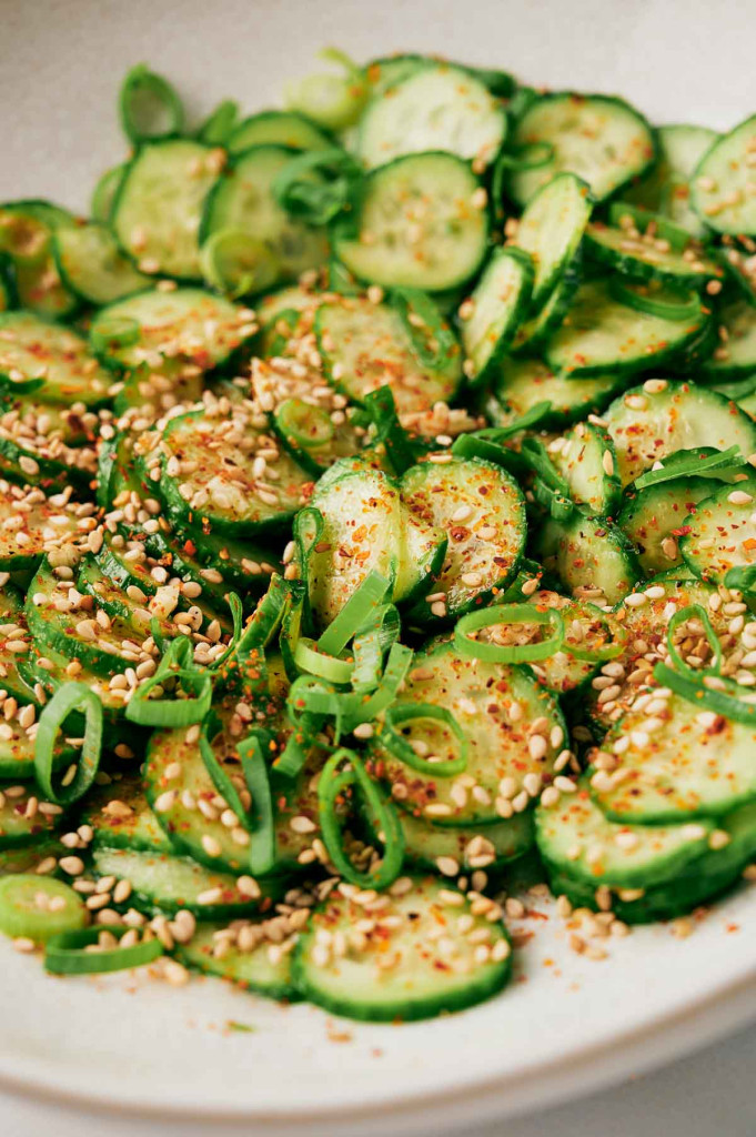 Introducing the absolute must-have summer side dish: our refreshing Korean Cucumber Salad. Korean cucumber 17 1 | Mandy's Saturday kitchen recipe: a flavour party in your mouth!