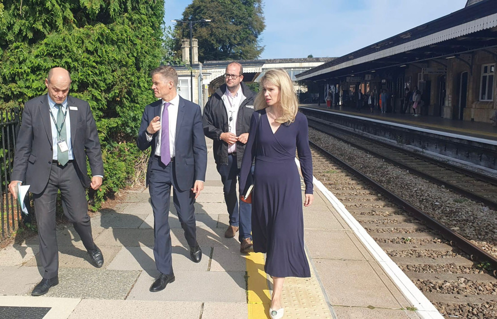Stroud MP Siobhan Baillie met with Transport Secretary Mark Harper and rail bosses to put the spotlight on accessibility problems at Stroud railway station. WhatsApp Image 2023 07 26 at 16.10.57 | MP urges top brass to improve Stroud railway station accessibility