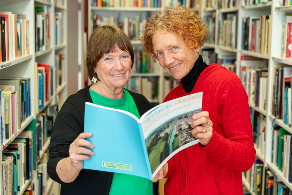 Cotswold Canals Trust’s Charity Book and Music Shop in Queen’s Road, Stonehouse marked its first anniversary on Saturday. Canals Trust bookshop 2 | Book and music shop celebrates its first anniversary