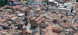 Fiorenzuola dall'alto