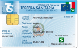 Chiedere il rilascio dei codici PIN e PUK della tessera sanitaria