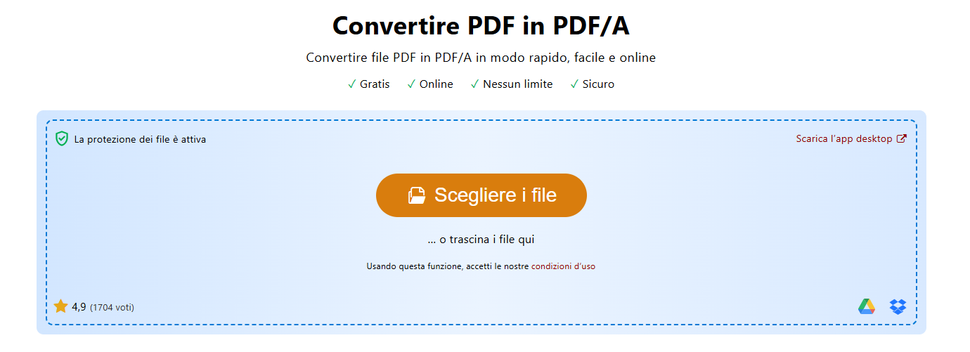 selezione file
