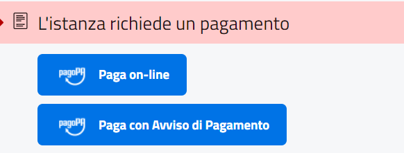 pagamento richiesto