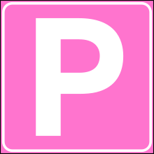 parcheggio rosa