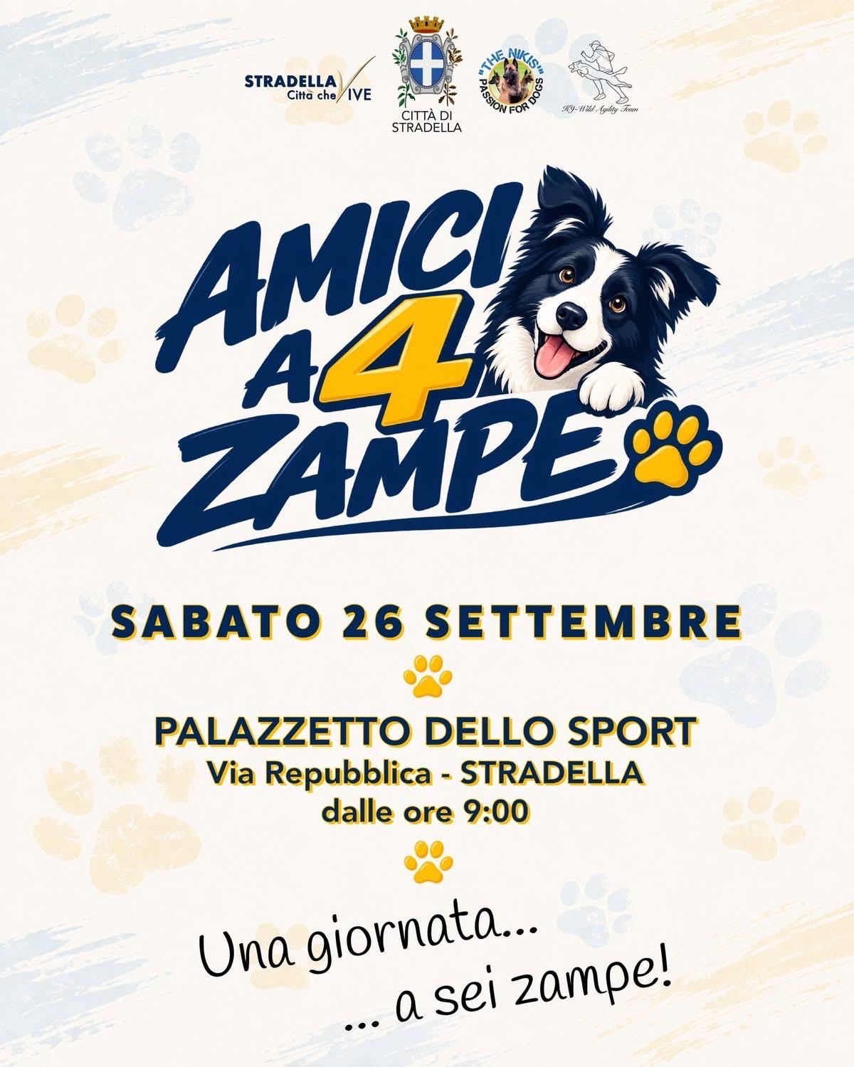 Amici a 4 zampe - 26 settembre 2026