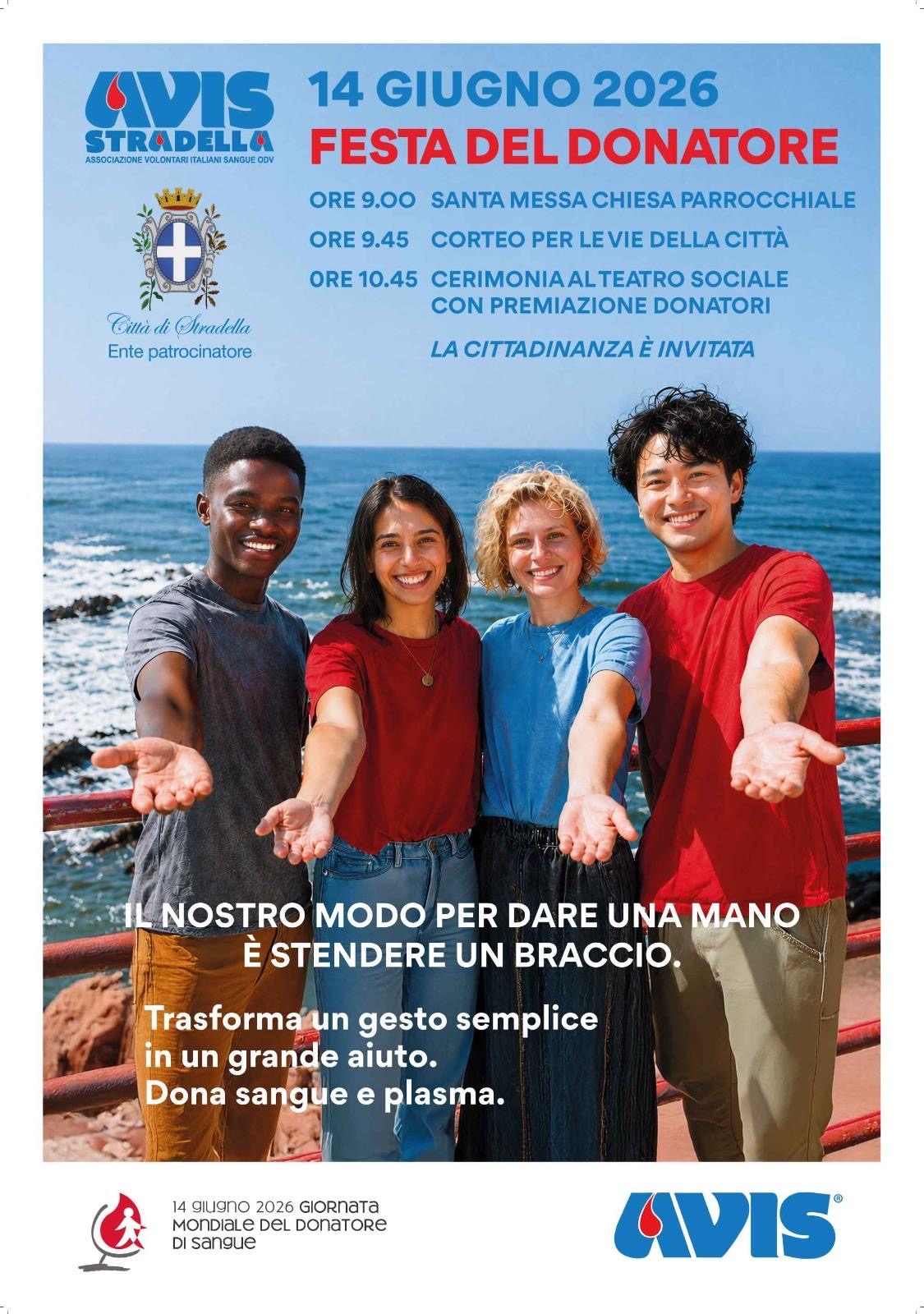 AVIS Stradella - Festa del donatore - 14.06.2026