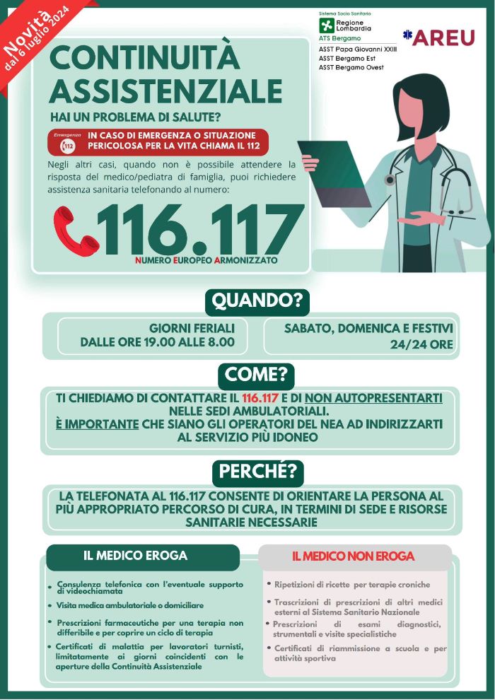 Locandina Centrale UNI.CA Bergamo