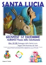 Locandina Santa Lucia 2024 per i bambini