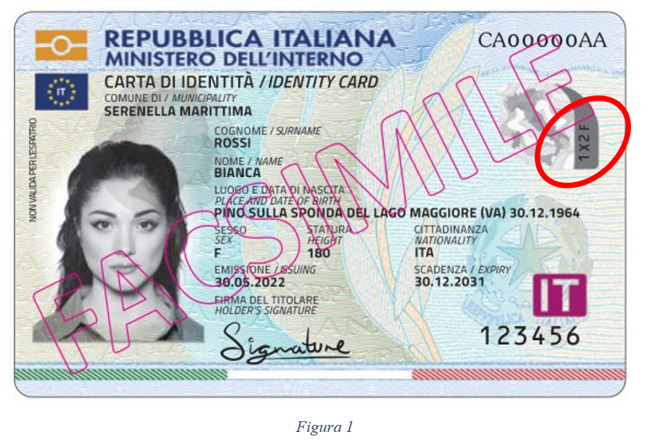 Fac-Simile Carta d'Identità Elettronica