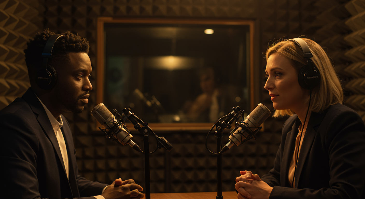 Cinematic Podcast Conversation